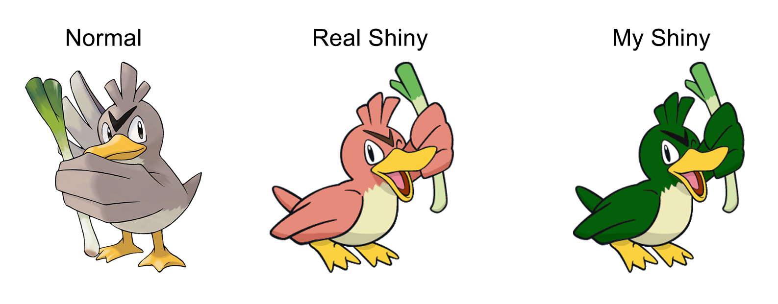 Shiny Farfetch'd Fix by Wildcat1999 on DeviantArt