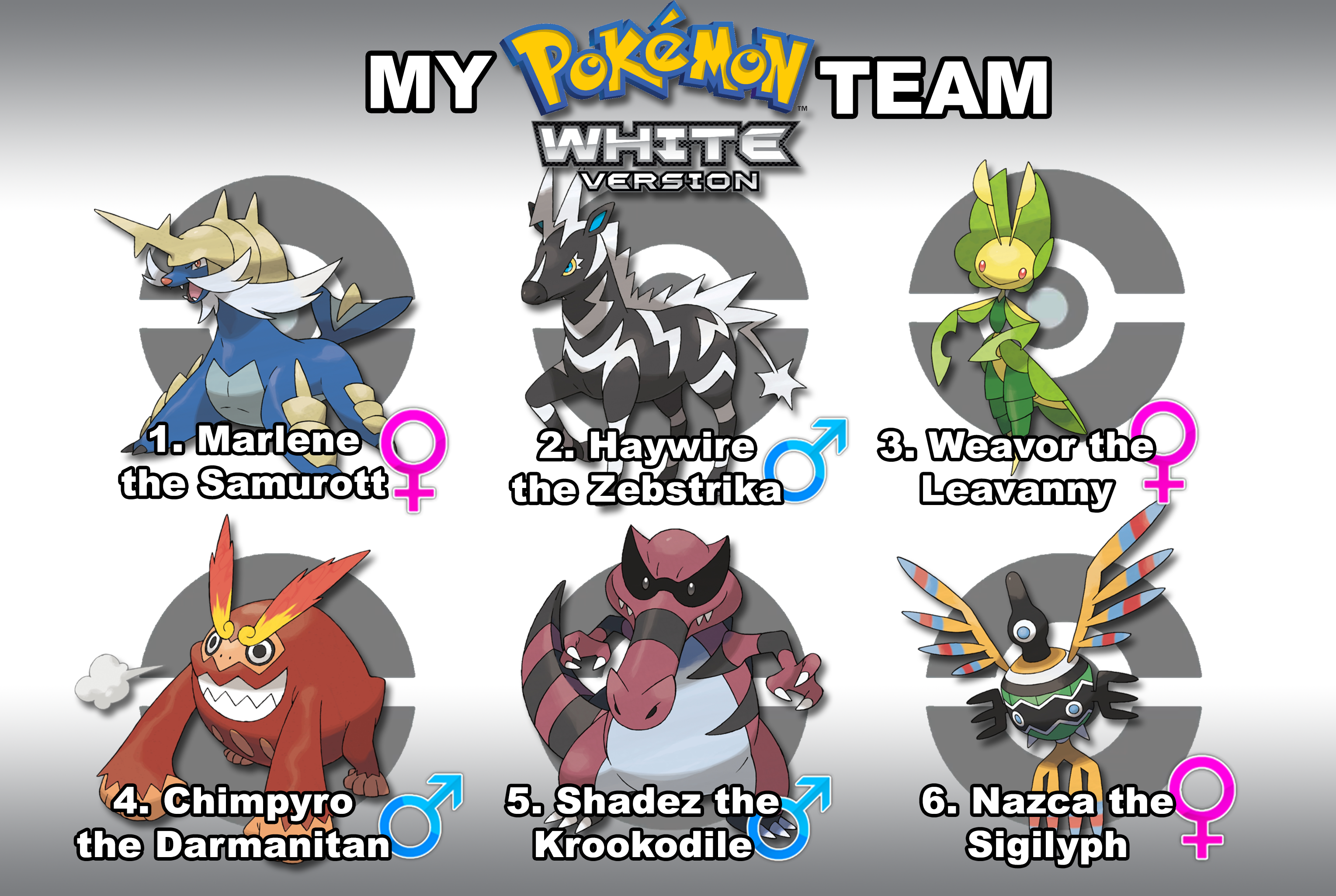 My Pokemon Emerald Team by Wildcat1999 on DeviantArt