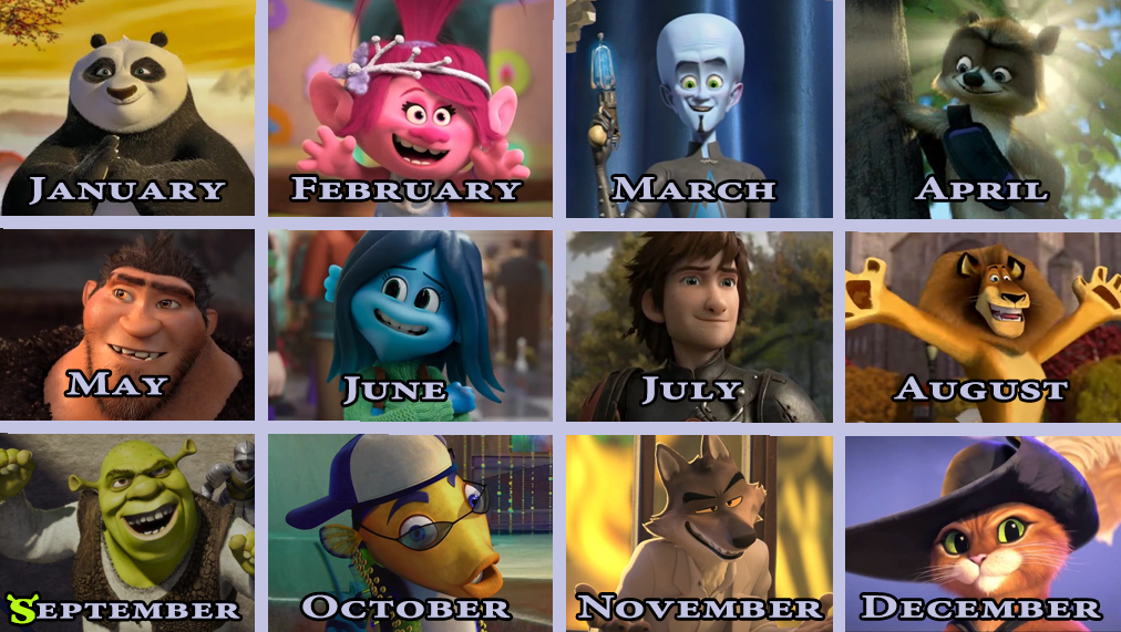 DreamWorks Birth Month Character by Wildcat1999 on DeviantArt