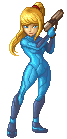 SSBB Zero Suit Samus Sprite