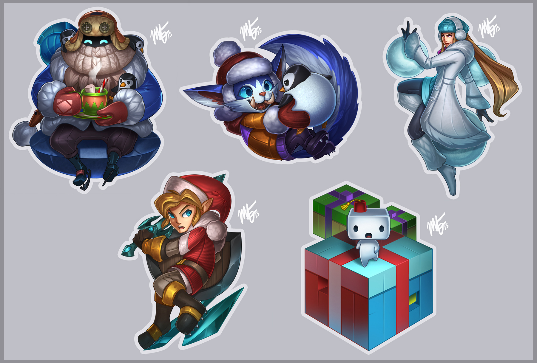 Holiday Doodles '15 by VegaColors