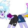 Cloudchaser and Flitter EQG style