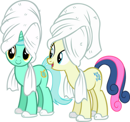 Lyra And Bon Bon in the Spa