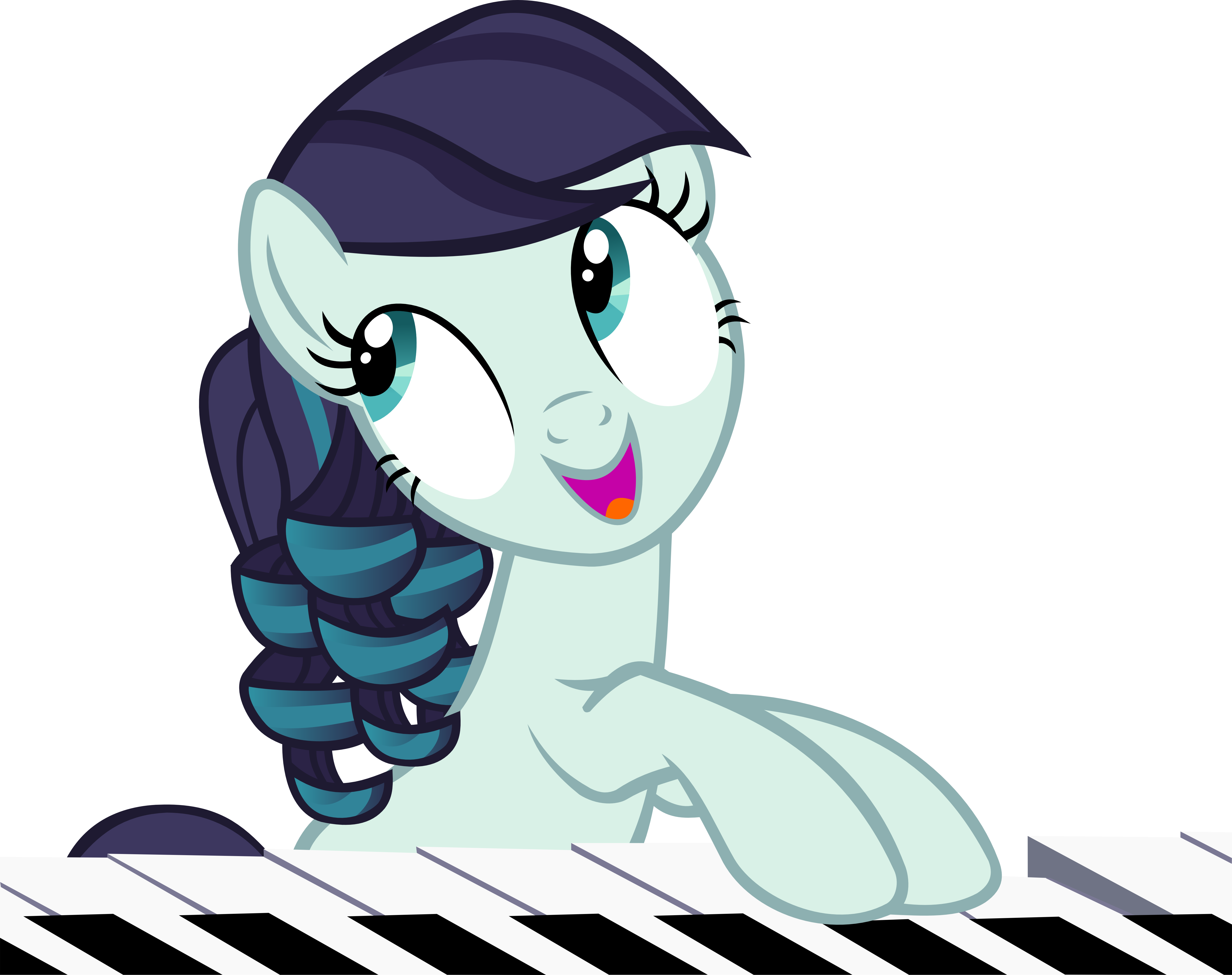 Rara Plays on a Piano