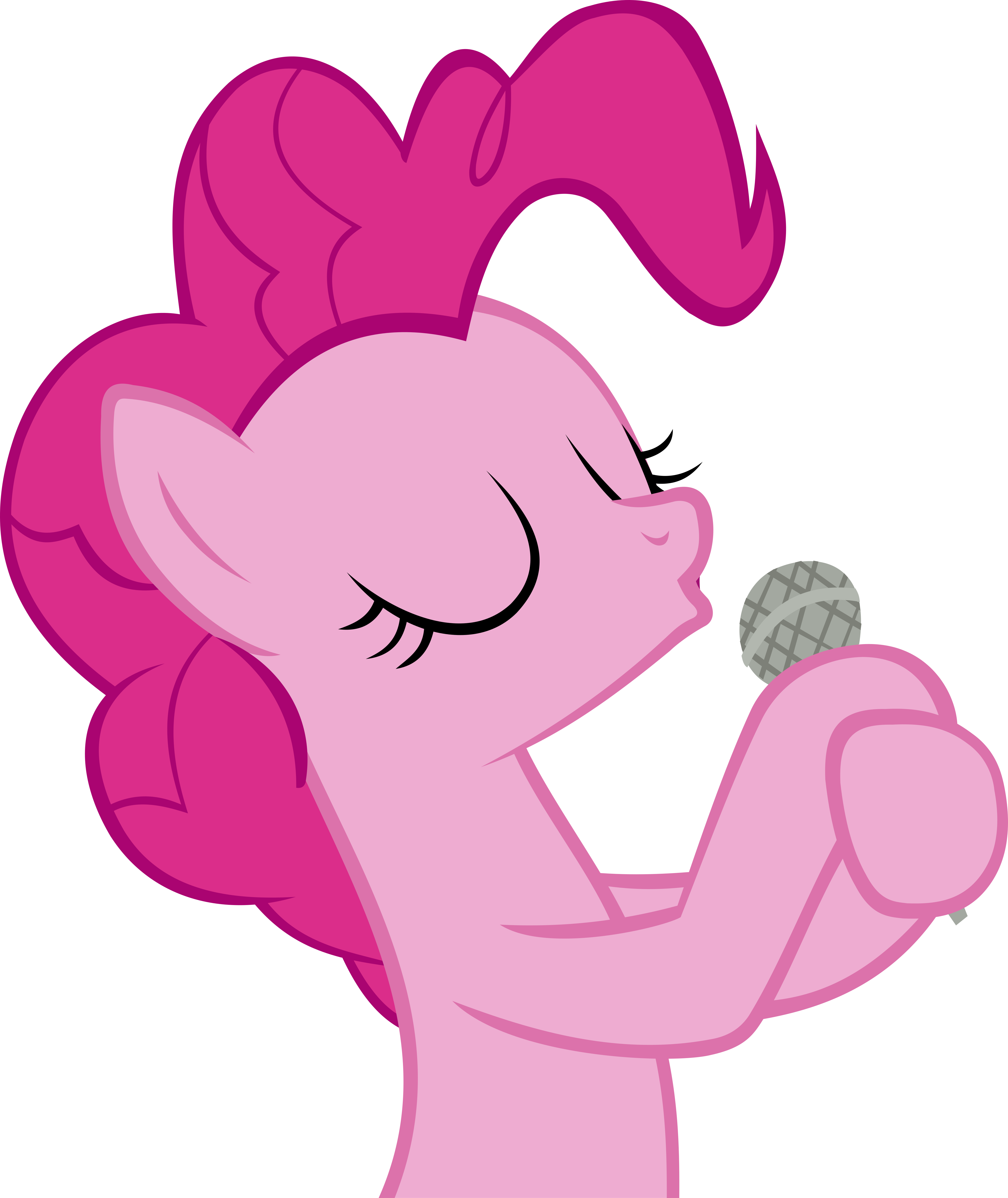 Singing Pinkie by IronM17 on DeviantArt