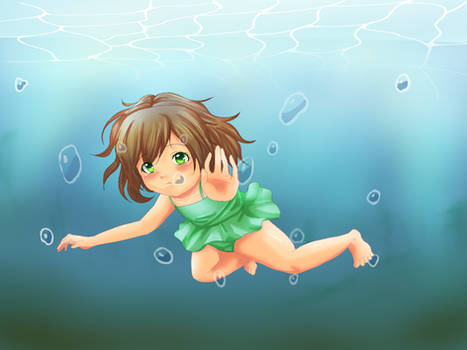 A Girl Underwater