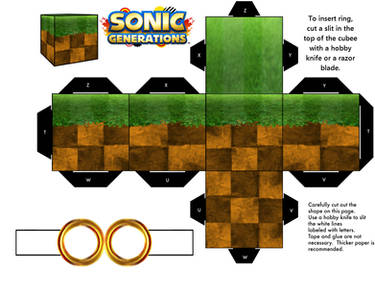 Sonic Green Hill Zone Generations Ground Block