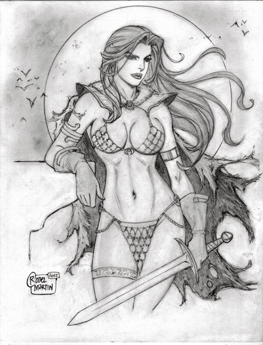 Red Sonja (#2) by Rodel Martin