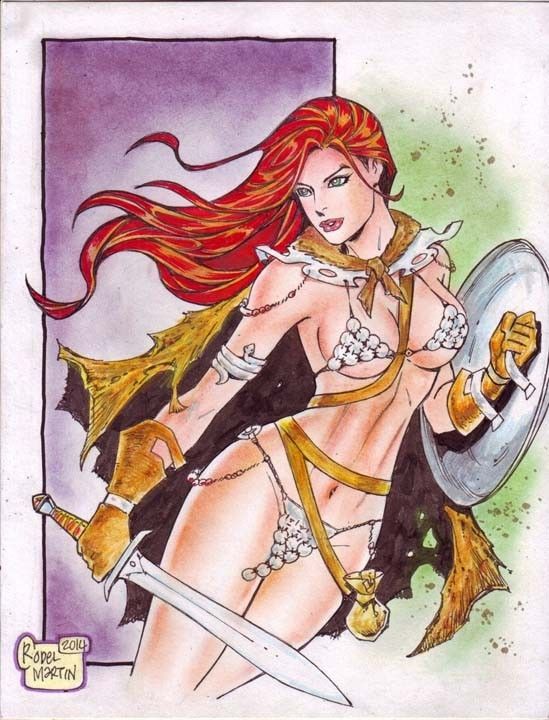 Red Sonja (#18) by Rodel Martin