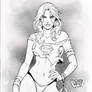 Supergirl (#43B) (INKED) by Rodel Martin