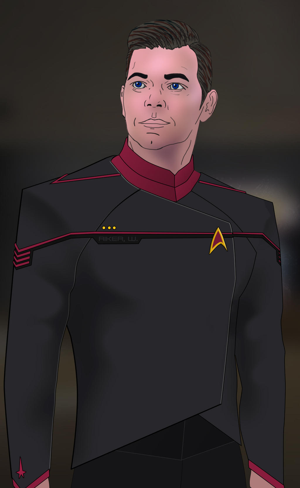 Star Trek Redesign - Will Riker by insomniaprojects on DeviantArt