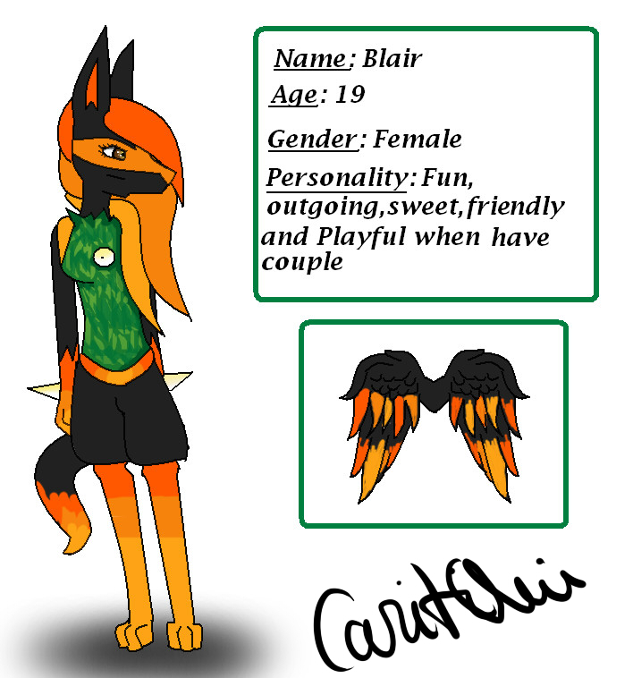 New character Blair