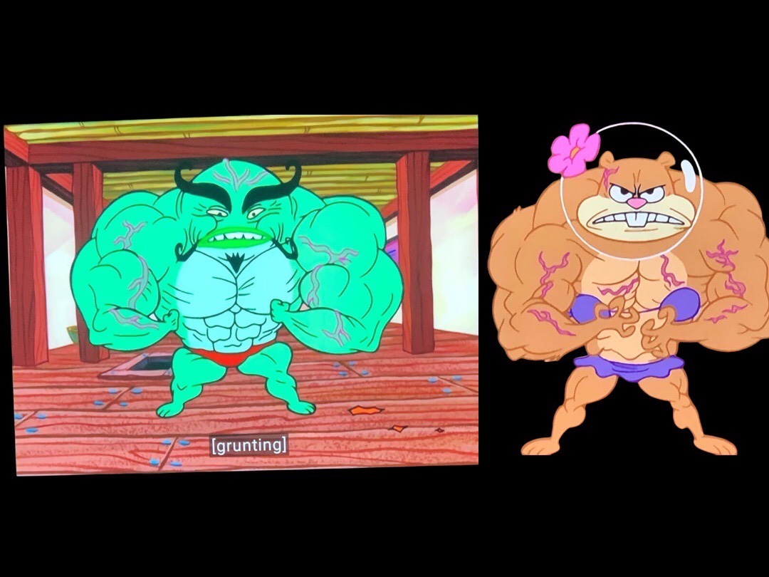 Buff Master Udon Vs Buff Sandy Cheeks by muchhddh on DeviantArt