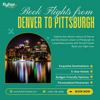 Denver to Pittsburgh Flights | +1 (800) 416-8919