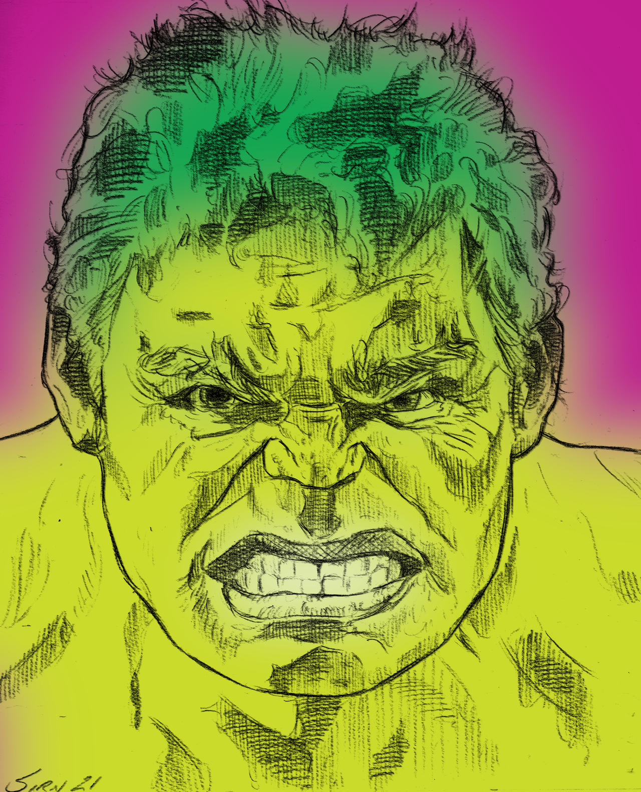 Isolated Hulk Hulk Portrait by nirs0126 on DeviantArt