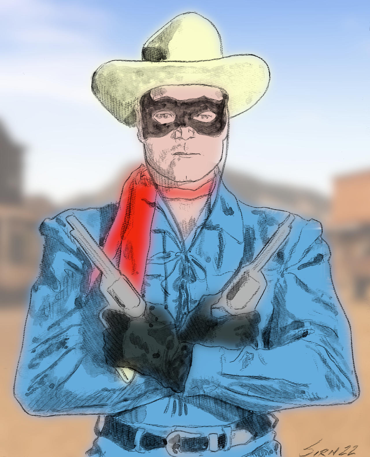 Lone Ranger portrait by nirs0126 on DeviantArt
