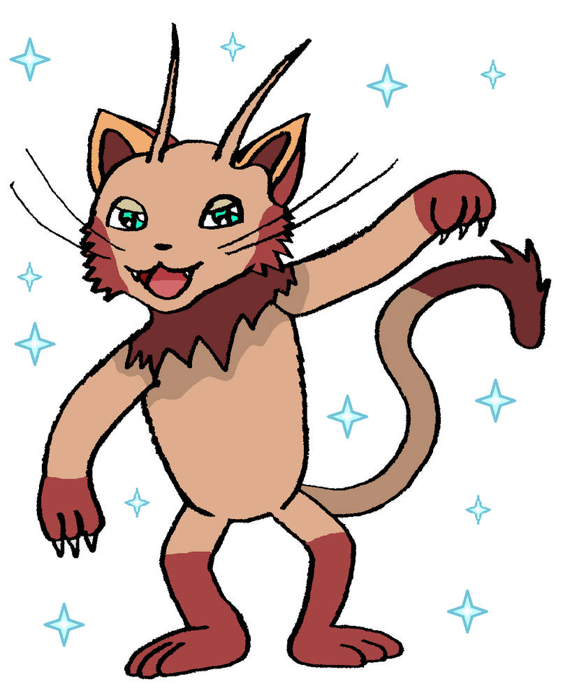 Rg Cat Rogued wild cat monster (Rogucat) shiny by Planetofmonsters on DeviantArt
