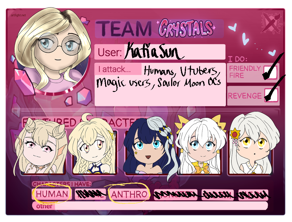 ArtFight2025 Team Crystals by AsteraLady on DeviantArt