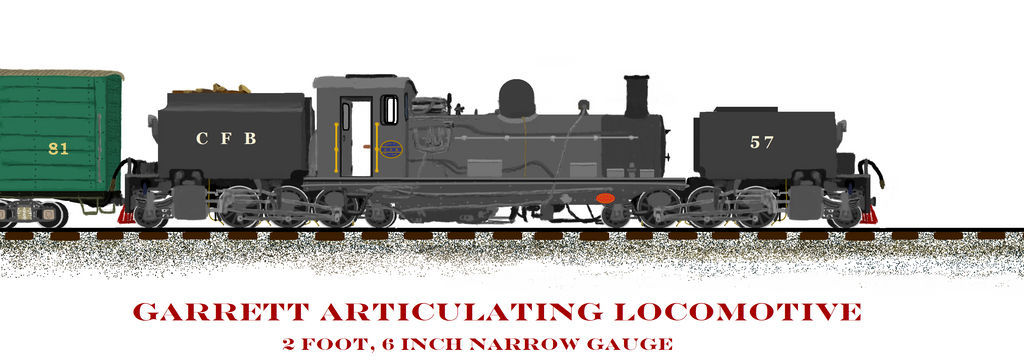 Narrow Gauge Garrett Locomotive by moyomongoose on DeviantArt