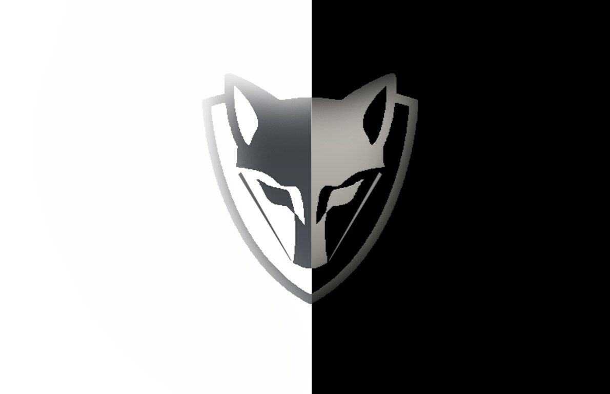 WearWolf Gray And Black Design