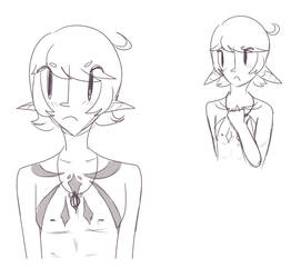 Elf boy sketches