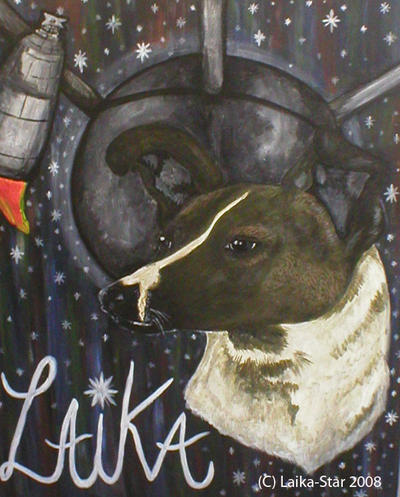 Laika Memorial Painting