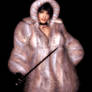 Countess in fur using ridingcrop