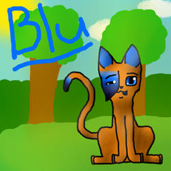 My new OC... Blu!