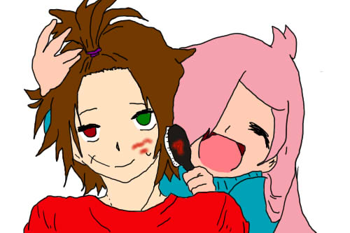 charlie doing ryden's hair