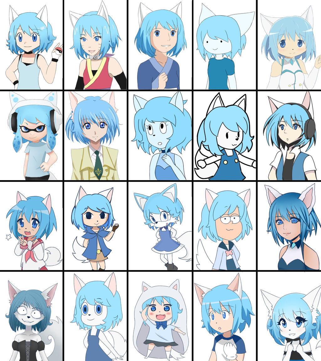 20 Styles Challenge by wolfychu on DeviantArt 20 Styles Challenge by wolfychu on DeviantArt