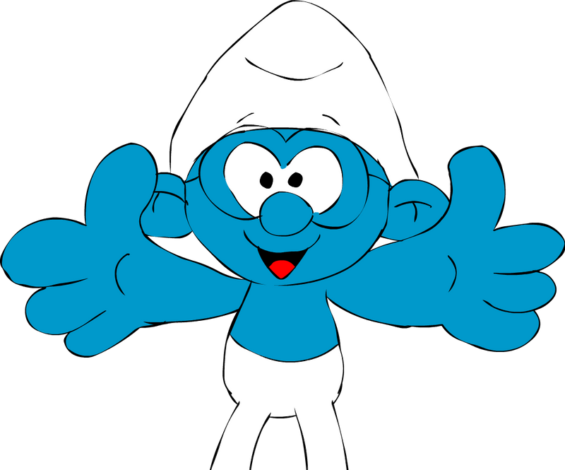 Brainy Smurf Hugging You by NewportMuse on DeviantArt