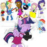 Twilight Sparkle the Dancing Machine: Color Draft