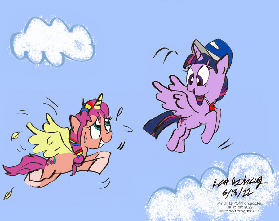 Flying Lessons (Color) by NewportMuse on DeviantArt