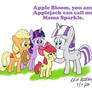 Apple Bloom's New Mom (Color)