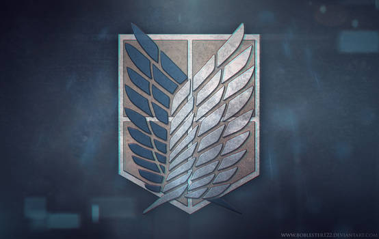Shingeki no Kyojin : Survey Corps Badge Wallpaper by Boblester122