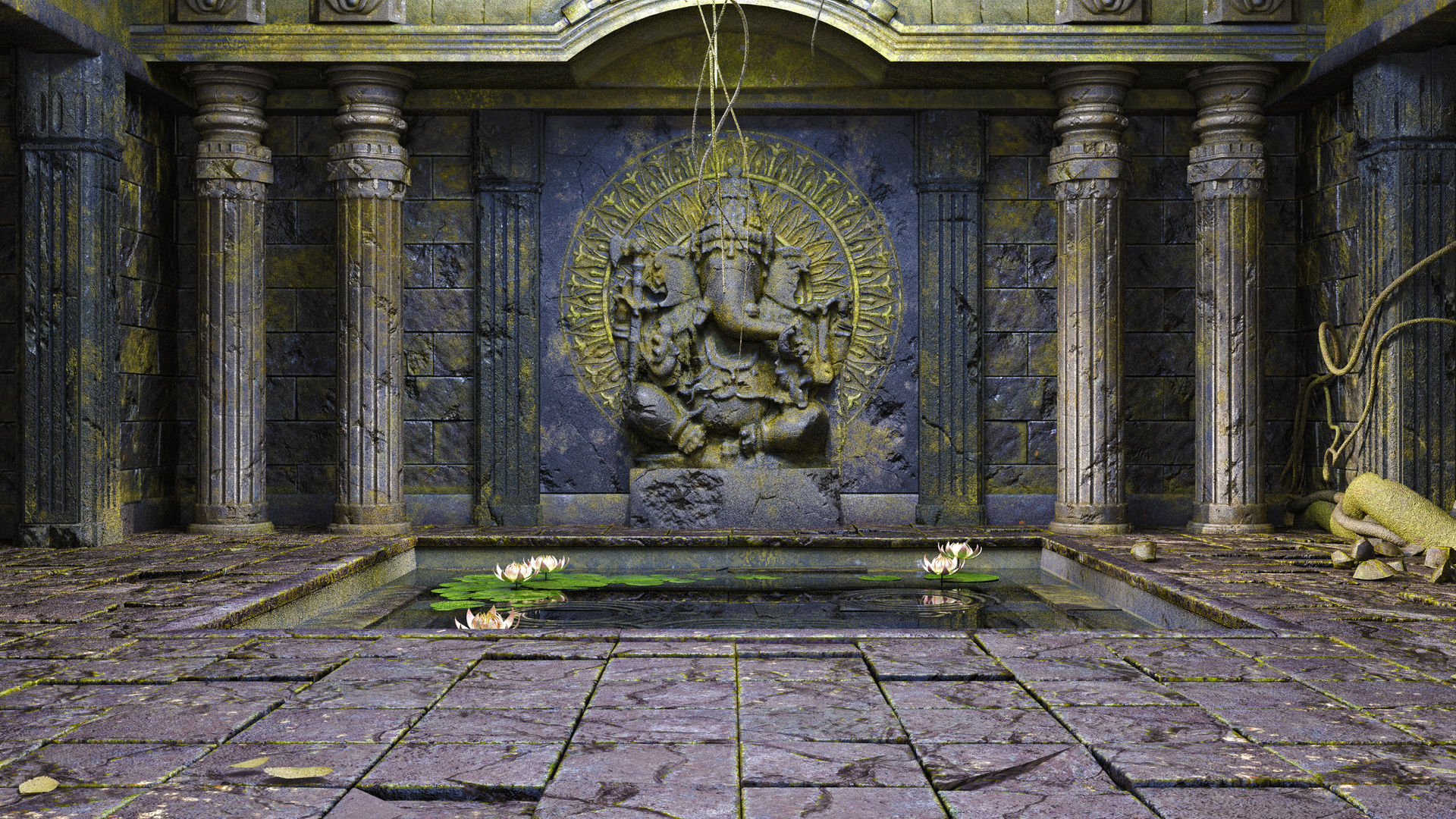 Temple Pool by Kemet-Komic-Artz74 on DeviantArt