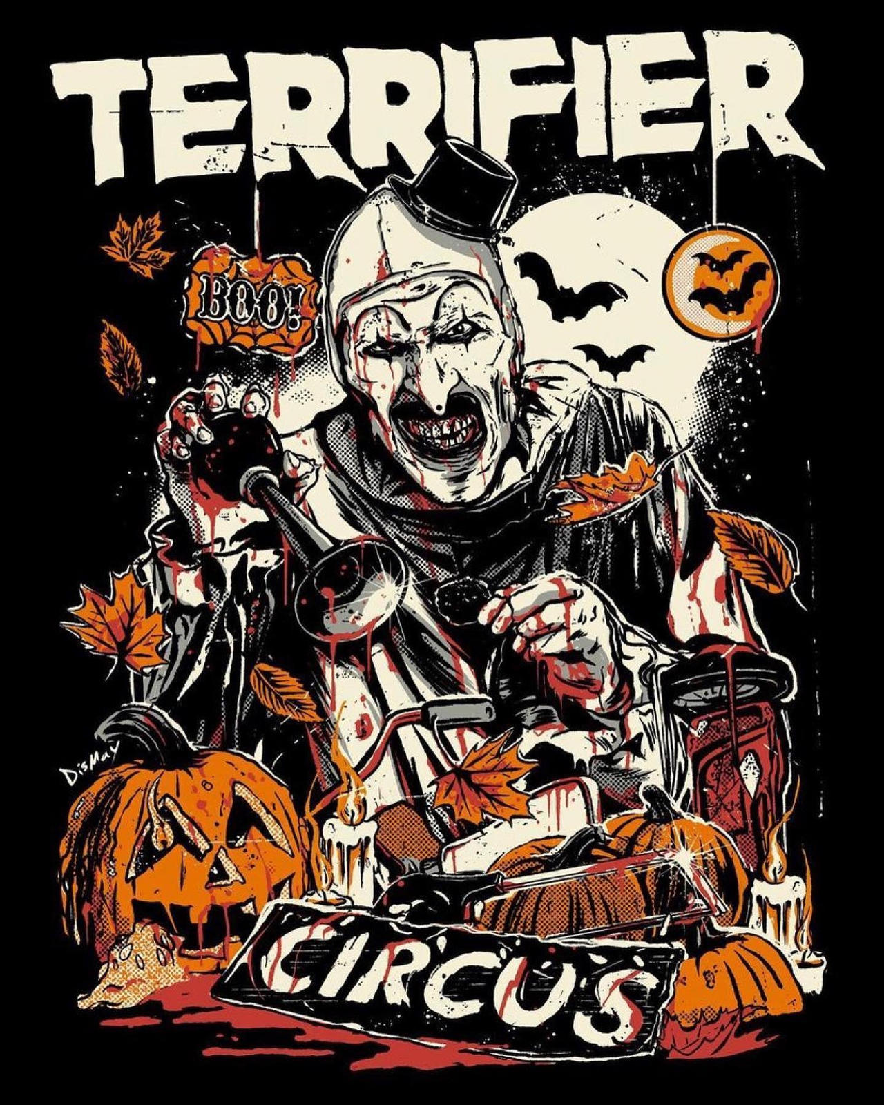 Terrifier-Art-the-Clown-@dismaydesign by krishorror666 on DeviantArt