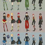 Hogwarts Lolita and Kodona Uniforms