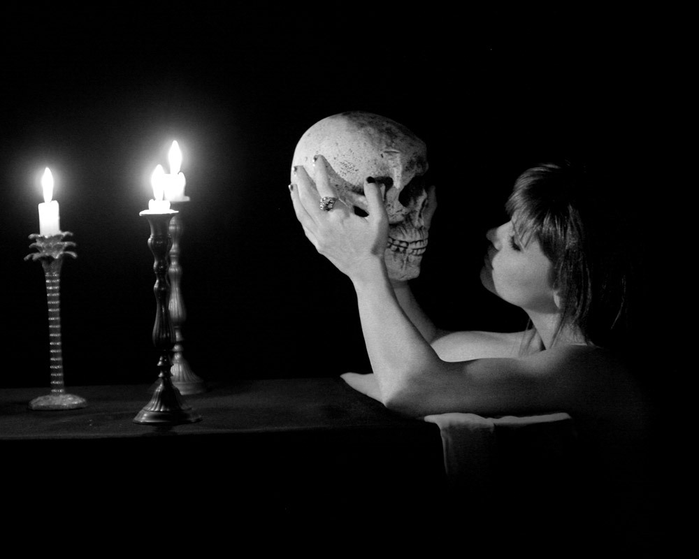 Candle, Girl, Skull 5