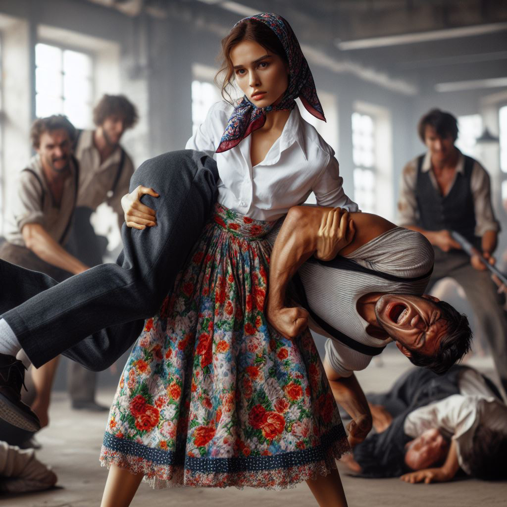 Girl lifts and breaks man's bones, mixed fighting by wanderer326 on ...