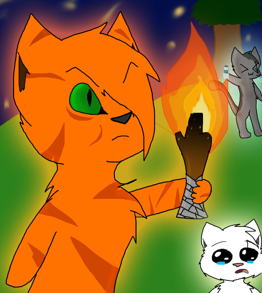 Firestar's got a SAFETY TORCH.