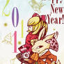 Japanese New Year's card 2011