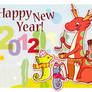 Japanese New Year's card 2012