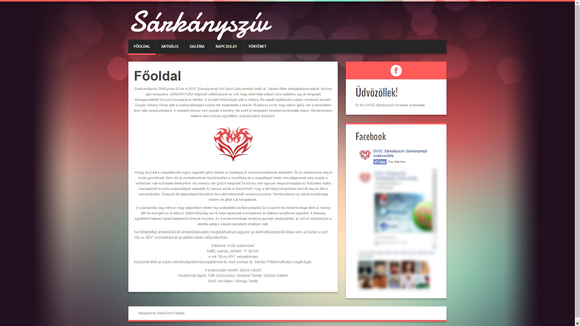 Sarkany-sziv Wordpress Website Design By DanooTech