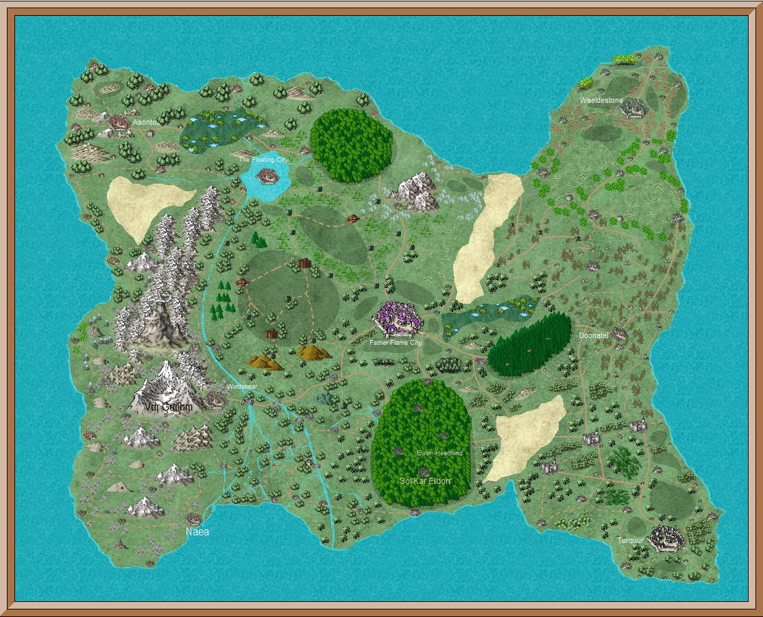 Father Flame World Map by Lesserevil001 on DeviantArt