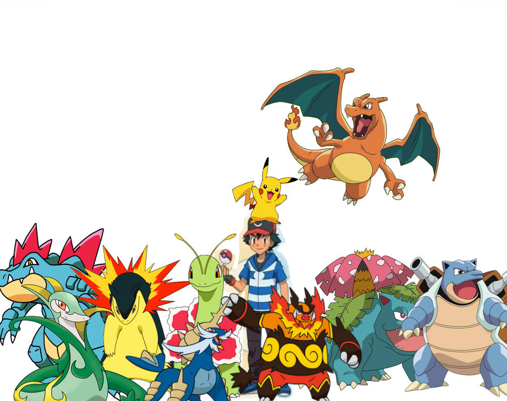 Ash And The Three Starters He Gained From Regions By Fakemon1290 On ash-and-the-three-starters-he-gained-from-regions-by-fakemon1290-on