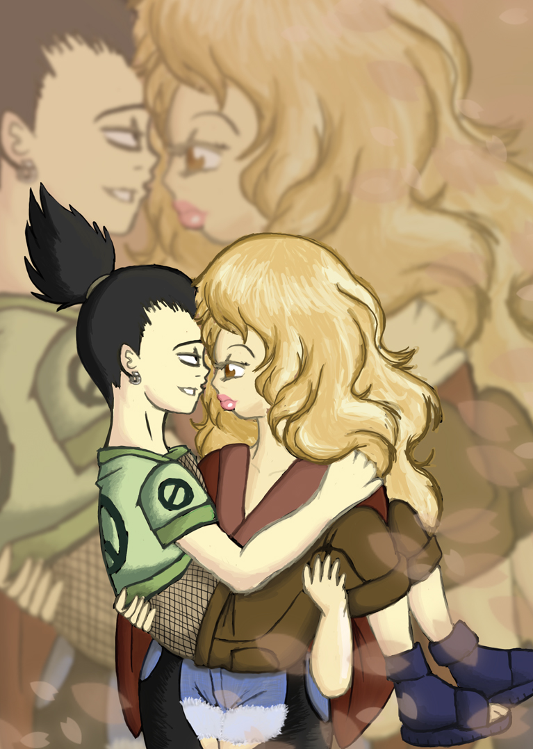 Shikamaru x NarutoOC in color