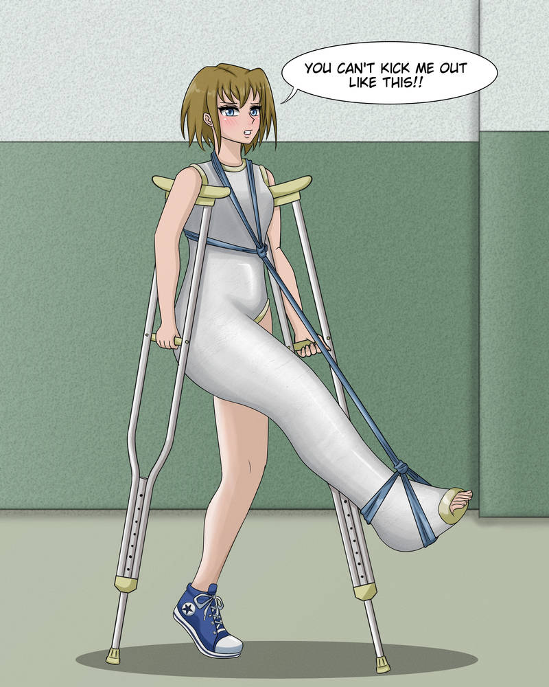 Leg Modification Deviantart Claire's Leg Sling by YamaguchiShun on DeviantArt