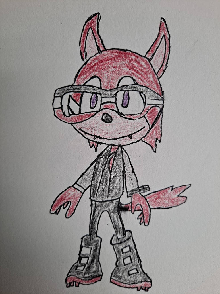 Pyro Pointing Pyro Sketch (In Color) by CENDLove on DeviantArt