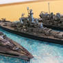 1/700th scale World War US Warships.